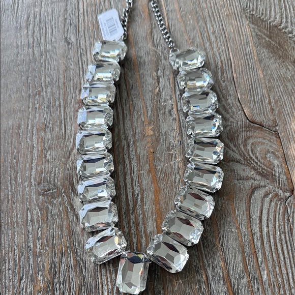 2 Fun Costume Jewelry Sparkly Necklaces Silver/ Clear & Gold/ Fuschia Pink NWT - Picture 3 of 8